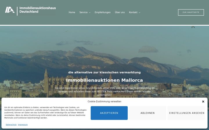 Screenshot of immobilienauktionen-mallorca.de