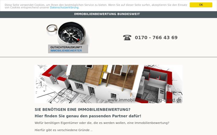 Screenshot of immobilienbewertung-direkt.de