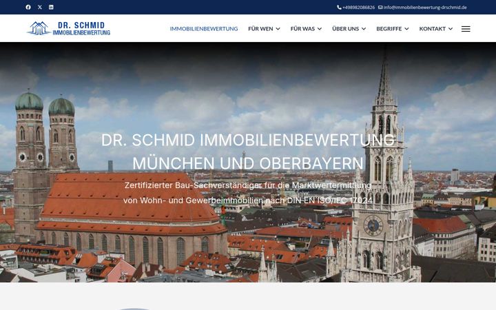 Screenshot of immobilienbewertung-drschmid.de