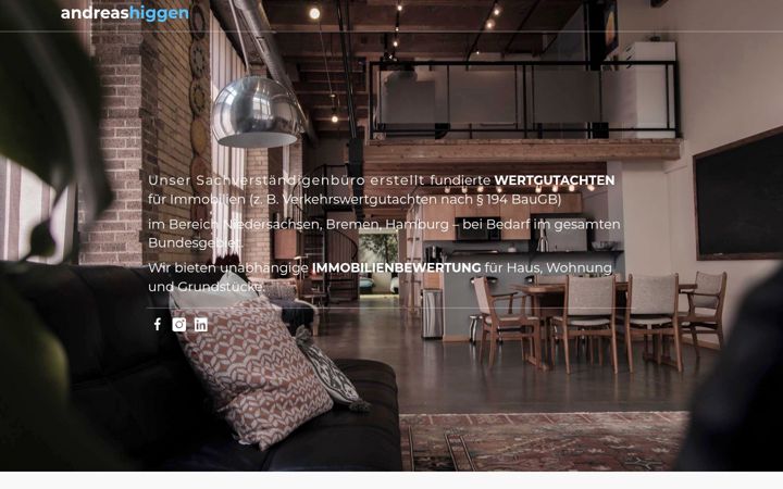 Screenshot of immobilienbewertung-higgen.de