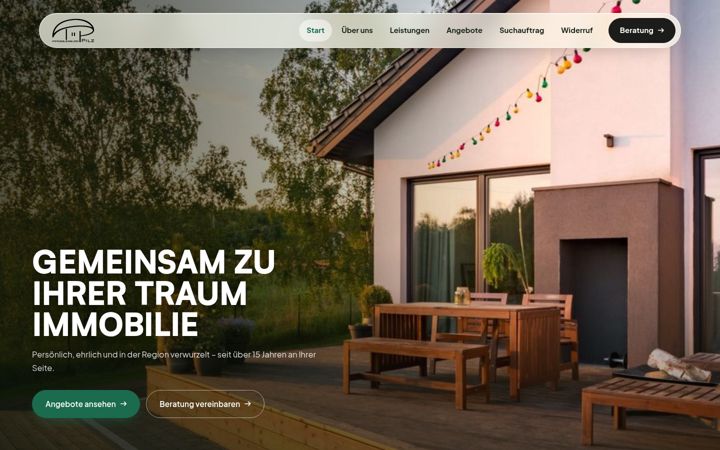 Screenshot of immobilienbuero-pilz.de