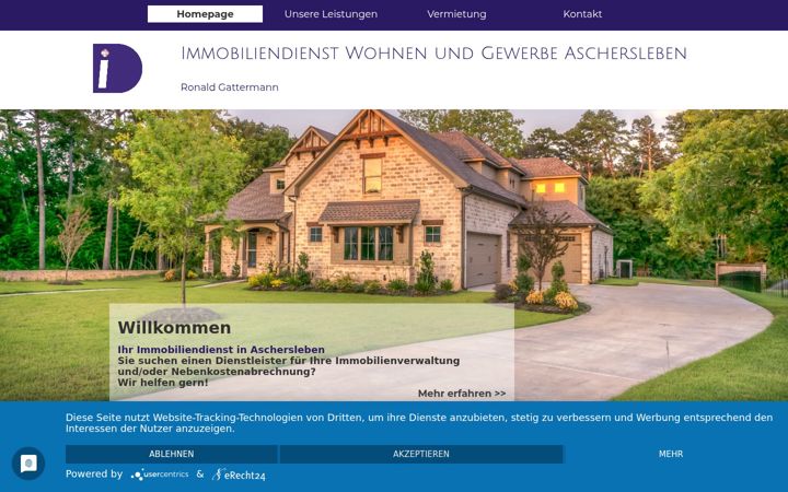 Screenshot of immobiliendienst-asl.de