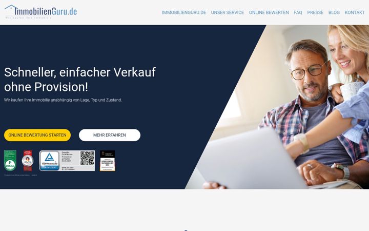Screenshot of immobilienguru.de