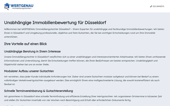Snímek obrazovky immobiliengutachter-duesseldorf.com