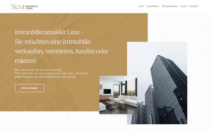 Screenshot of immobilienlinz.at