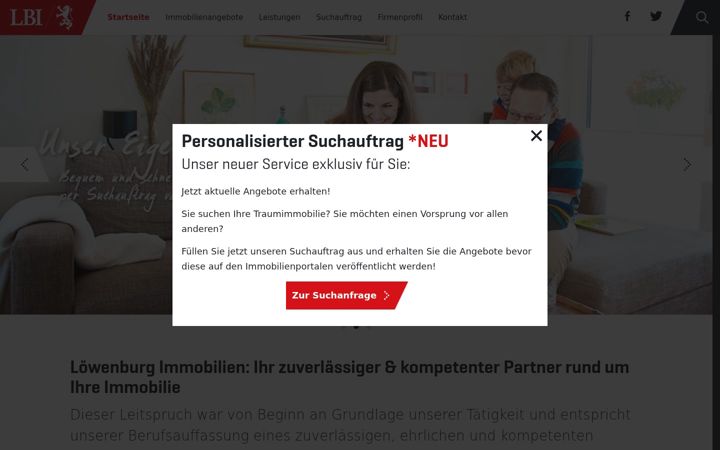 Screenshot of immobilienmaklerkassel.de