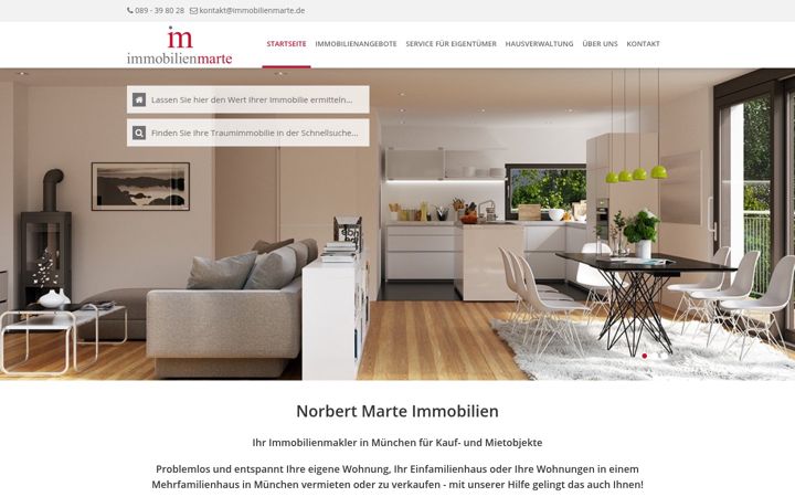 Screenshot of immobilienmarte.de