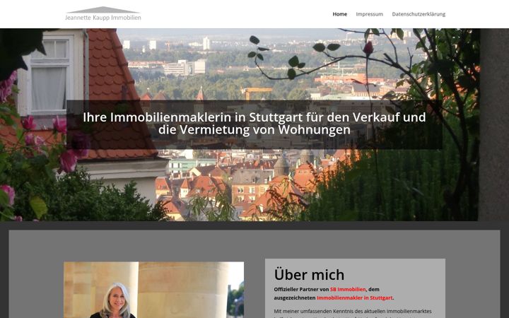 Screenshot of immobilienpartner-stuttgart.de