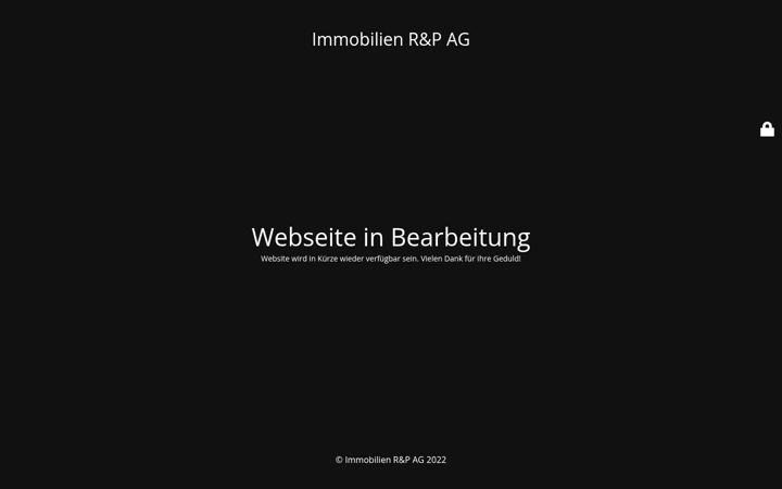 Screenshot of immobilienrpag.ch