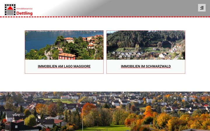 Screenshot of immobilienservice-dettling.de