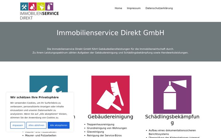 Screenshot of immobilienservice-direkt.eu