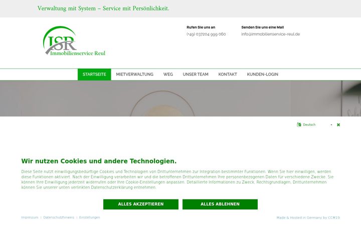 Screenshot of immobilienservice-reul.de