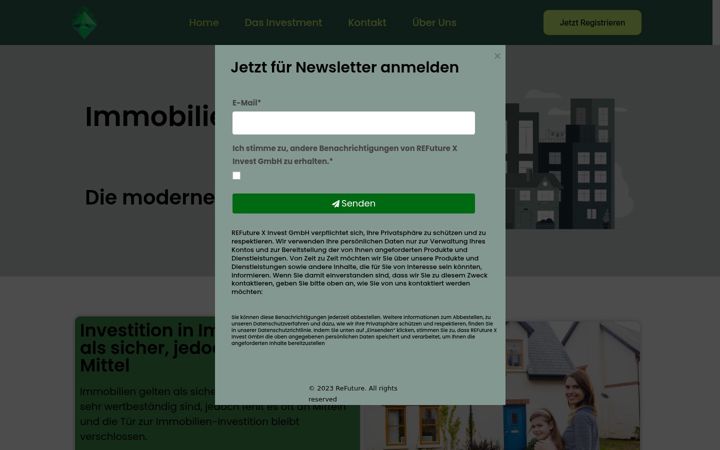 Zrzut ekranu immobilienteilhabe.de