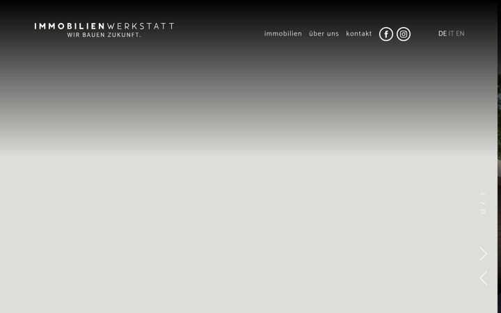 Snímek obrazovky immobilienwerkstatt.com