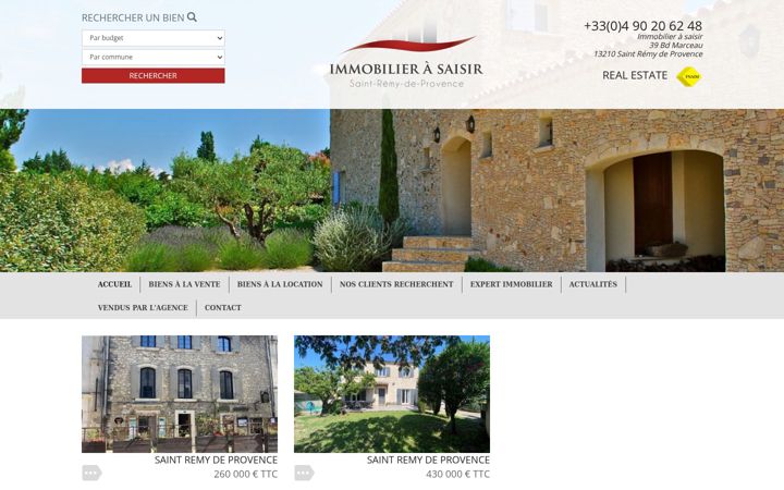 Screenshot of immobilier-a-saisir.com