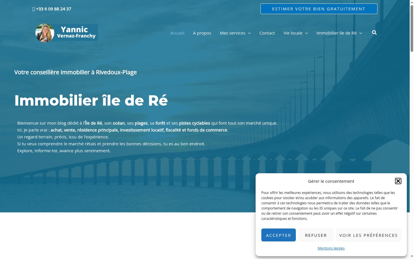 Screenshot van de toestemmingsbanner zoals getoond vóór enige interactie