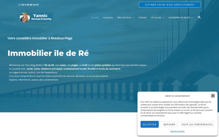 Screenshot of immobilier-ile-de-re.com