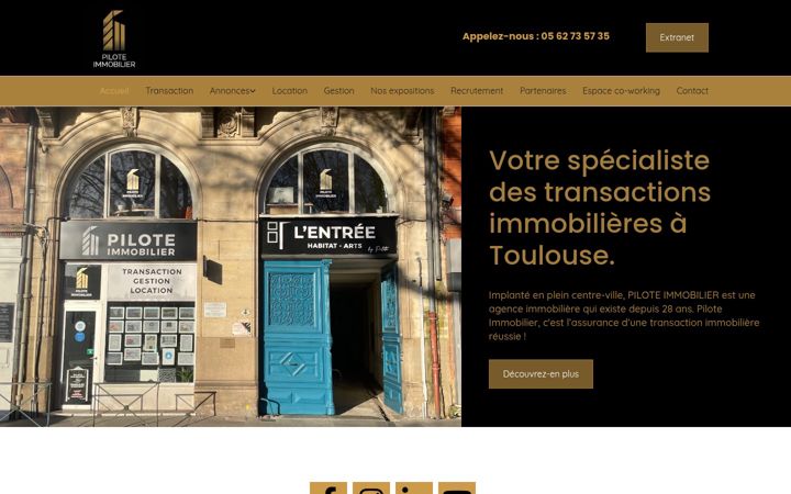 Screenshot of immobilier-pilote.com