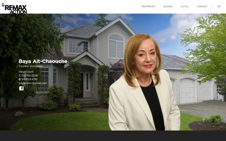 Skærmbillede af immobilierbaya.com