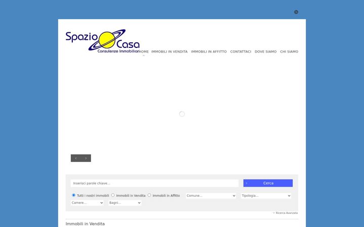 Screenshot of immobilispaziocasa.it