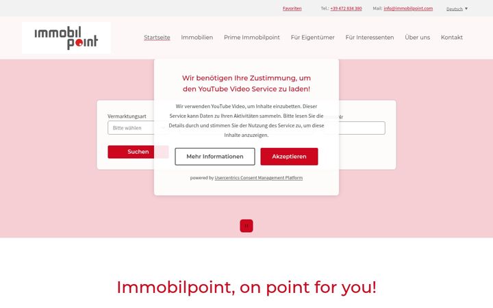 Captura de ecrã de immobilpoint.com