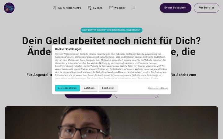 Screenshot of immocafe.de