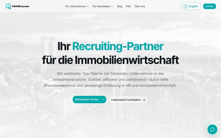 Screenshot of immocareer.com