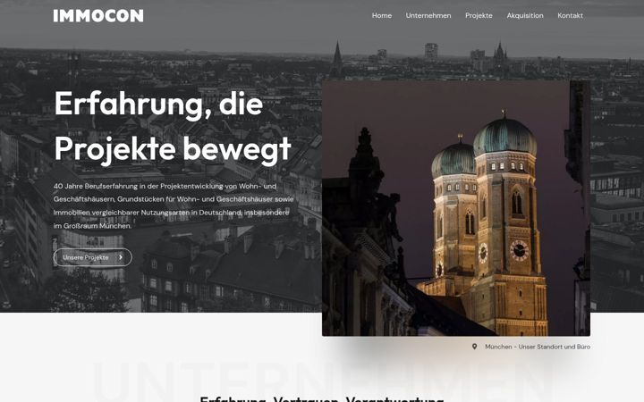 Captura de ecrã de immocon.com