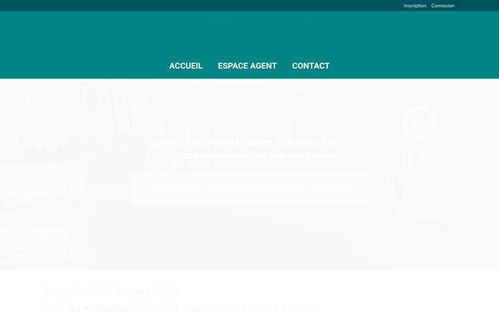 Screenshot of immoconnect360.com
