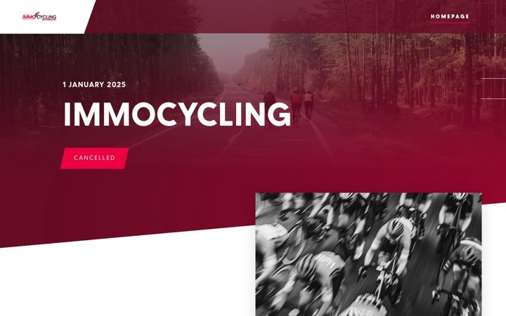 Screenshot of immocycling.be