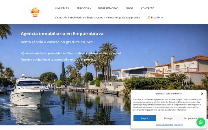 Screenshot van immodaccentury.com
