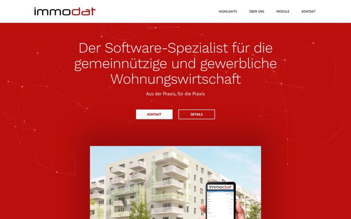 Screenshot of immodat.net