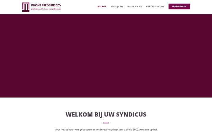 Screenshot of immodhont.be