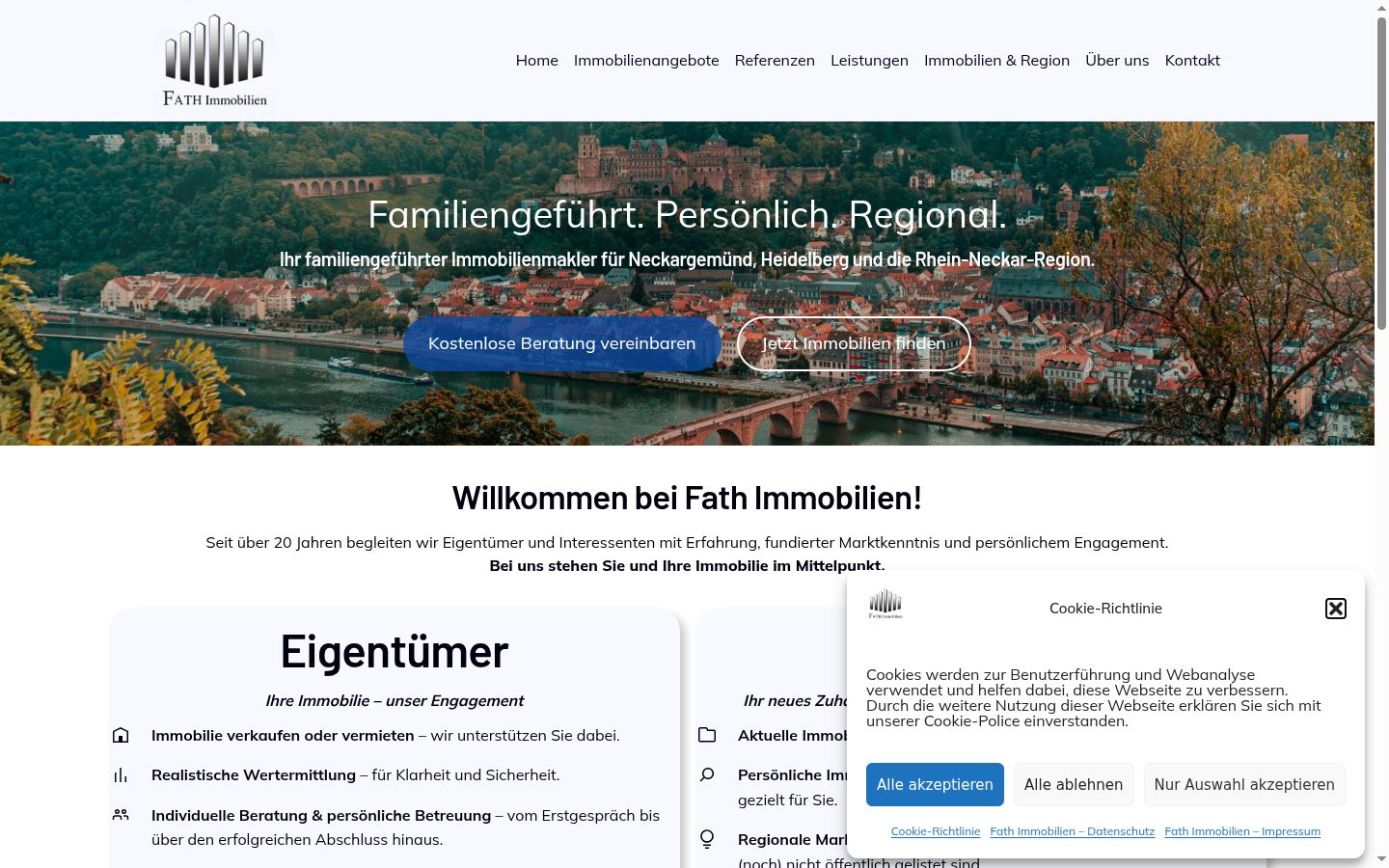 Screenshot van de toestemmingsbanner zoals getoond vóór enige interactie