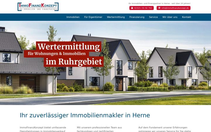 Zrzut ekranu immofinanzkonzept.de
