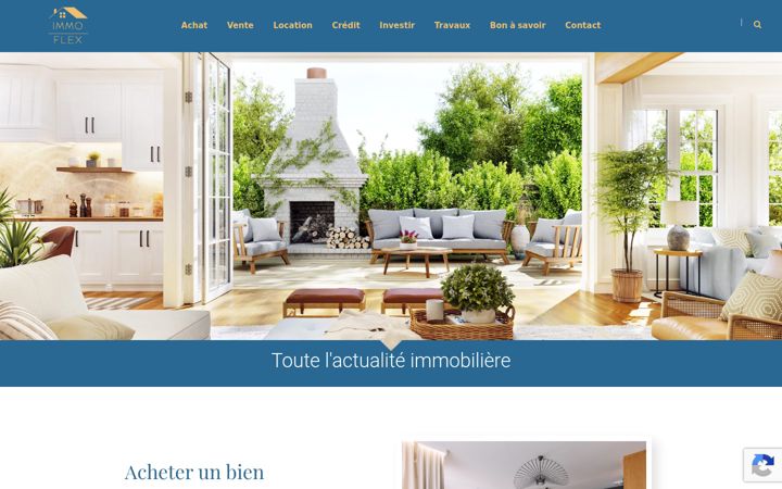 Screenshot of immoflex.fr