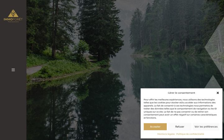 Screenshot of immoforet-transactions.fr
