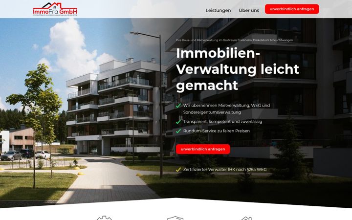 Screenshot of immofra.com