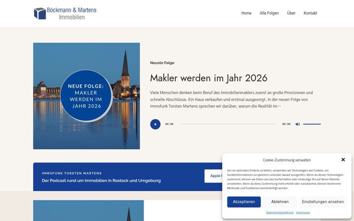 Screenshot of immofunk-torstenmartens.de