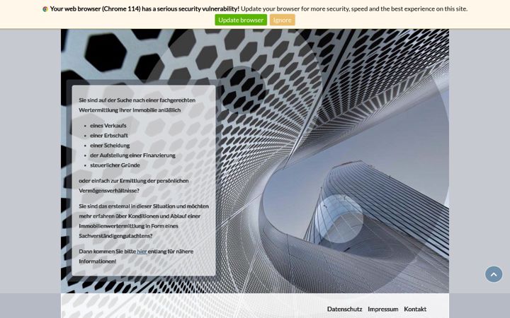 Screenshot of immogutachten-berlin.de
