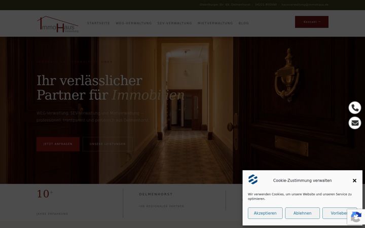 Screenshot of immohaus.de