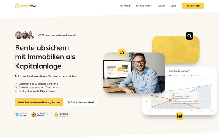 Screenshot van immoheld.com