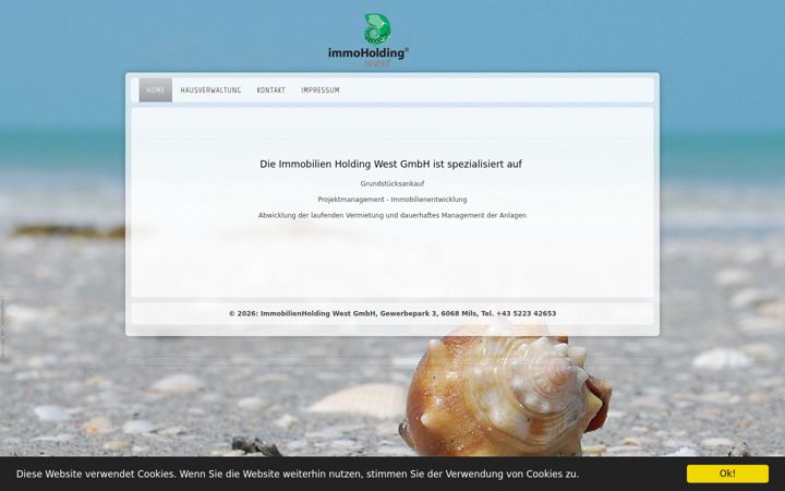 Screenshot of immoholdingwest.at