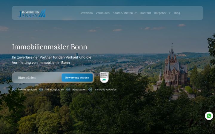 Screenshot of immojansen.de