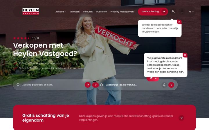 Screenshot of immokwp.be