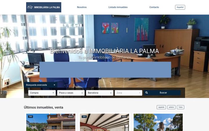 Екранна снимка на immolapalma.com
