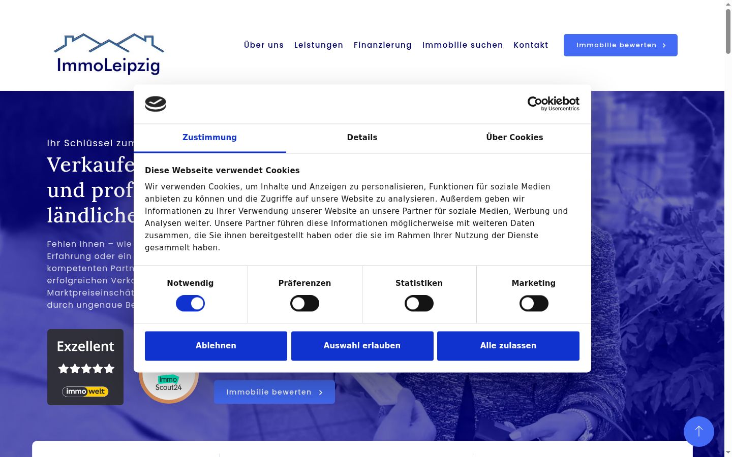 Captură de ecran a bannerului de consimțământ afișat înainte de orice interacțiune