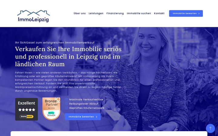 Screenshot of immoleipzig.de