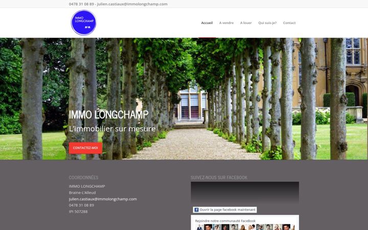 Screenshot of immolongchamp.com