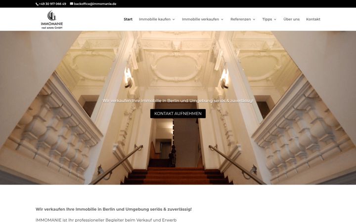 Screenshot of immomanie.com